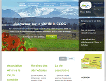 Tablet Screenshot of cc-oussegabas.fr